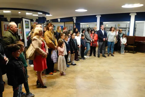 Откриване на изложбата